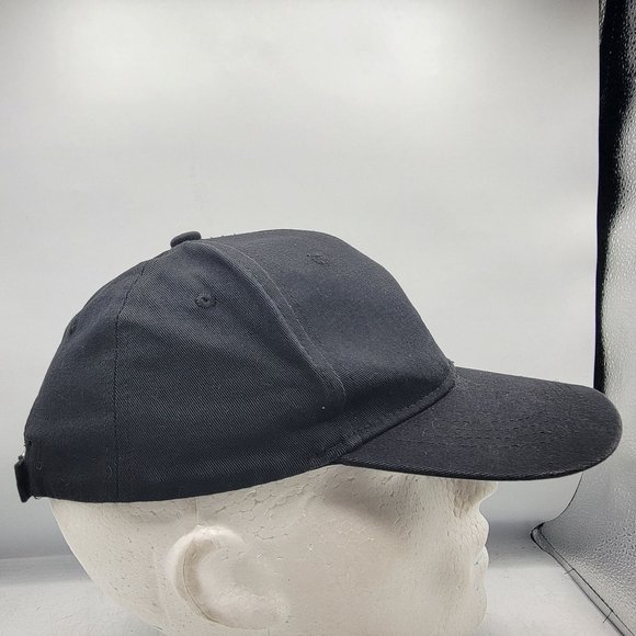 Marcus Adler Black Hat Cap Raising Fist Adjustable Casual Lightweight Outdoors - Picture 4 of 9